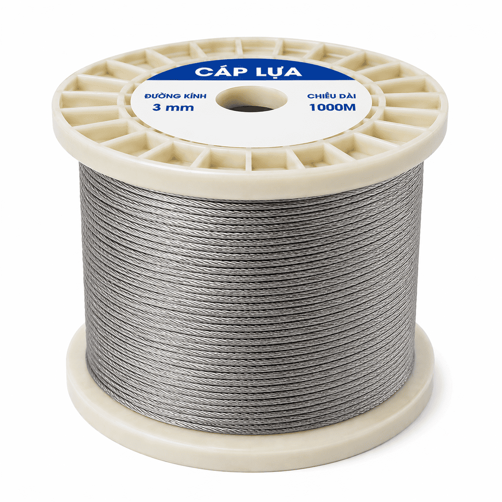 Cáp Lụa Phi 3mm (3 Ly, D3) Giá Tốt, Hàng Có Sẵn