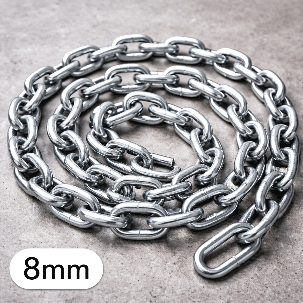 Dây Xích Phi 8mm (8 Ly) Giá Sỉ | Xích Sắt, Inox 304 & Xích G80