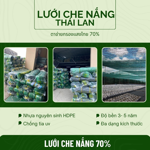Lưới Che Nắng 70%, Hàng Thái Lan, Bảo Vệ Không Gian