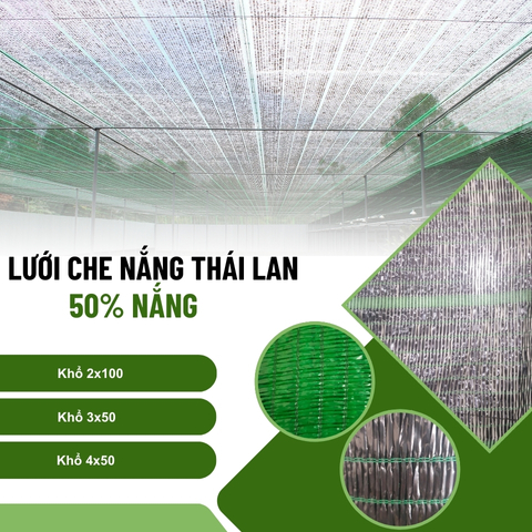 Lưới Che Nắng 50%, Hàng Thái Lan, Chống Nắng Hiệu Quả