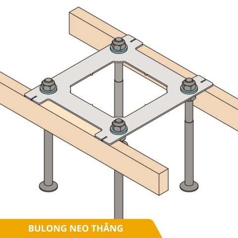 Bulong Neo Thẳng I, Đinh Thẳng Trong Kết Cấu Thép Và Móng Bê Tông