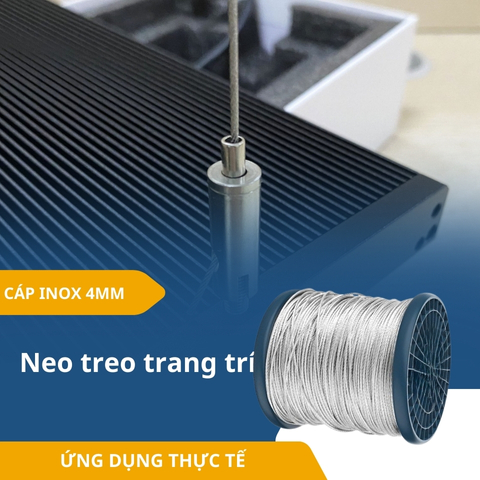 Dây Cáp Inox 4mm  - DCID4