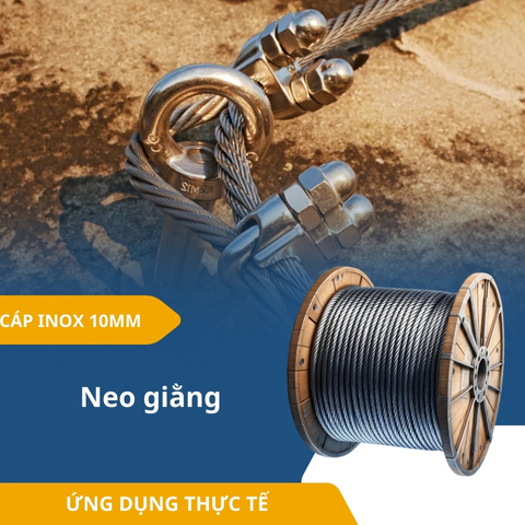 Dây Cáp Inox 10mm  - DCID10