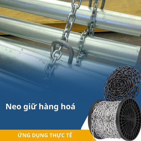 Dây Xích Phi 4mm (4 Ly) Giá Sỉ Tại Kho – Xích Sắt & Inox 304 Bền Bỉ