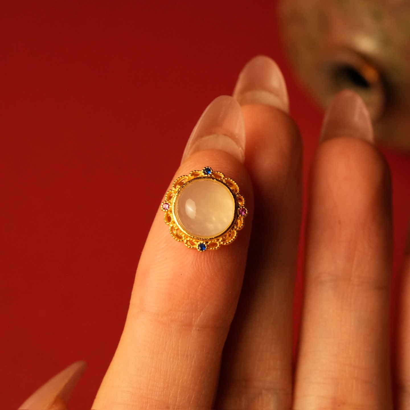 Charm mã não bọc bạc mạ vàng
