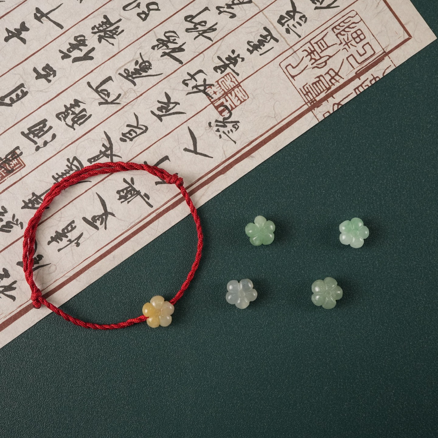 Vòng/Charm ngọc “ Hoa mai cát tường”