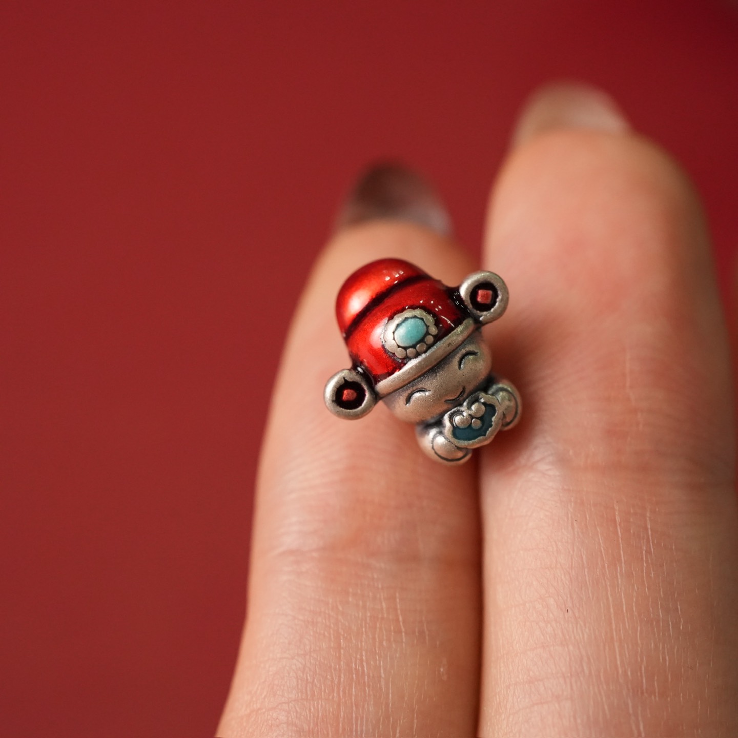 Charm bạc bé thần tài