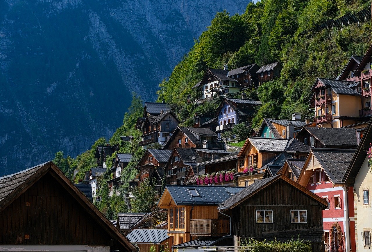 Lạc lõng trong Bức tranh Sống của Hallstatt