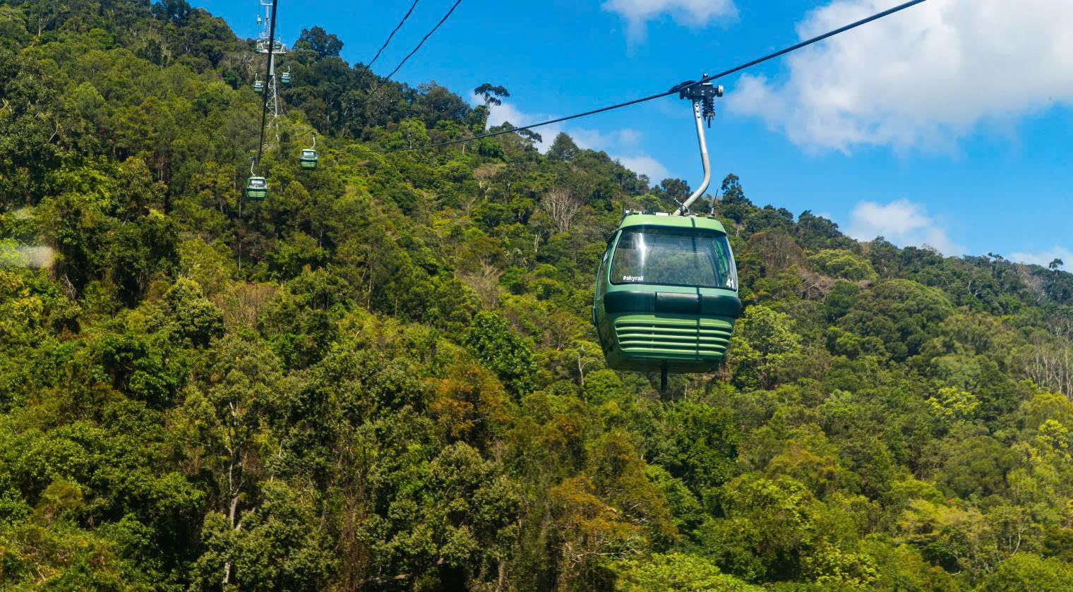 Skyrail Rainforest Cableway – Cáp treo rừng nhiệt đới tại vùng Kuranda rộng lớn