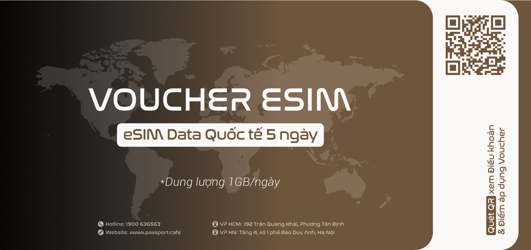 Voucher eSIM Passport Café