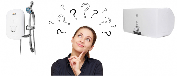 Nên dùng bình tắm nóng lạnh trực tiếp hay gián tiếp?