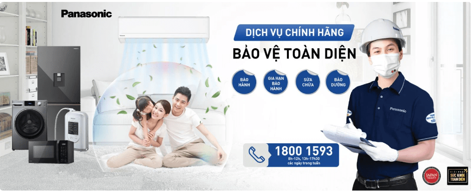 Quy trình bảo hành điều hòa Panasonic tại Hà Nội