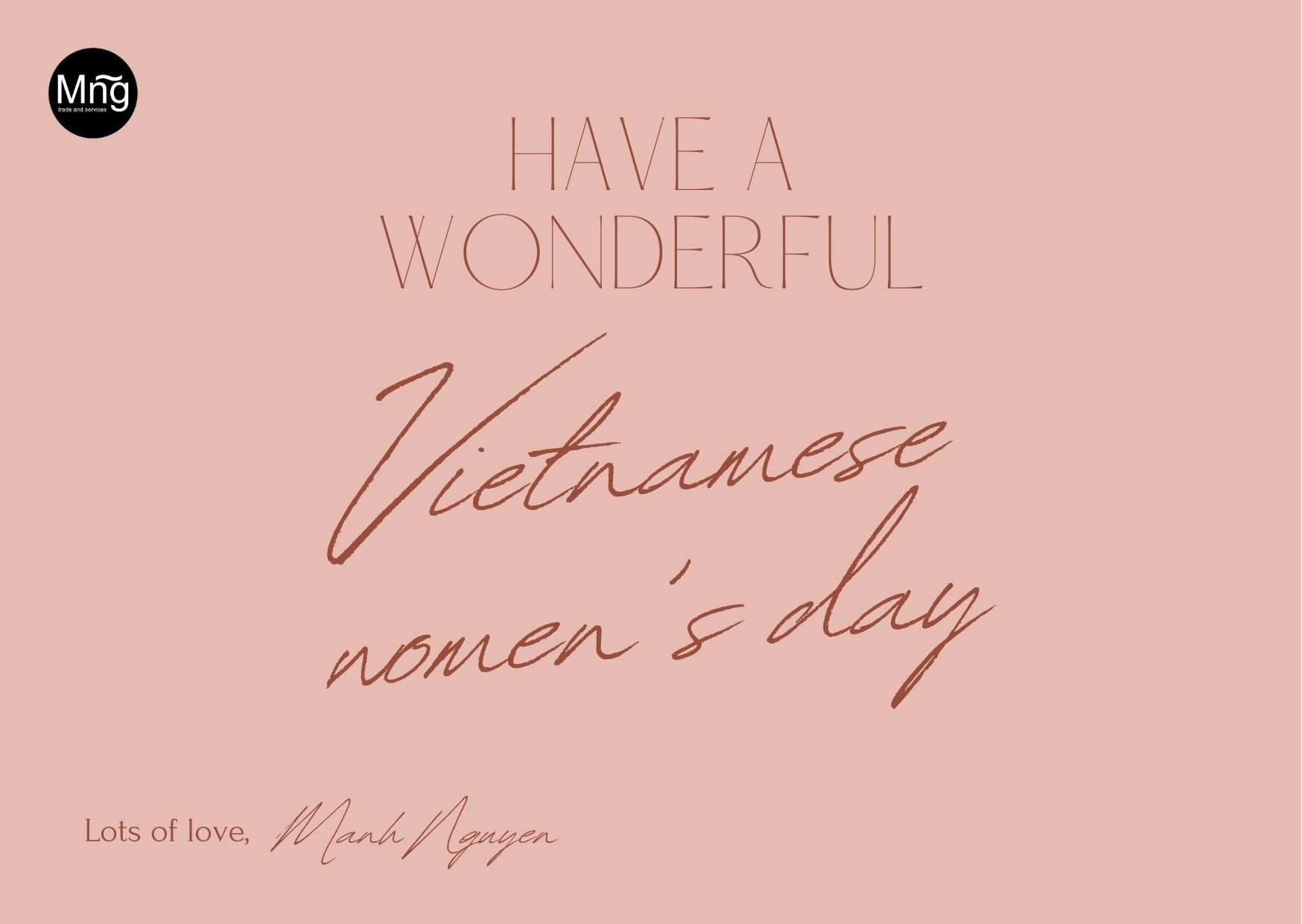 SIÊU THỊ ĐIỆN MÁY MẠNH NGUYỄN CHÚC MỪNG NGÀY PHỤ NỮ VIỆT NAM 20.10