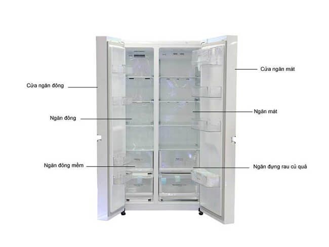 Đánh giá tổng quan về chiếc tủ lạnh LG Side By Side GR-B247JP Inverter