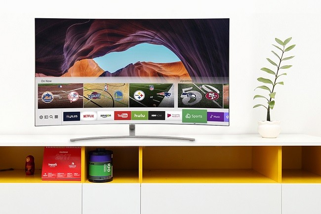 Trải nghiệm dòng Tivi Qled Samsung Q8C màn hình cong ấn tượng
