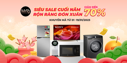 Rộn ràng đón xuân - Linh đình ưu đãi khủng lên đến 70%