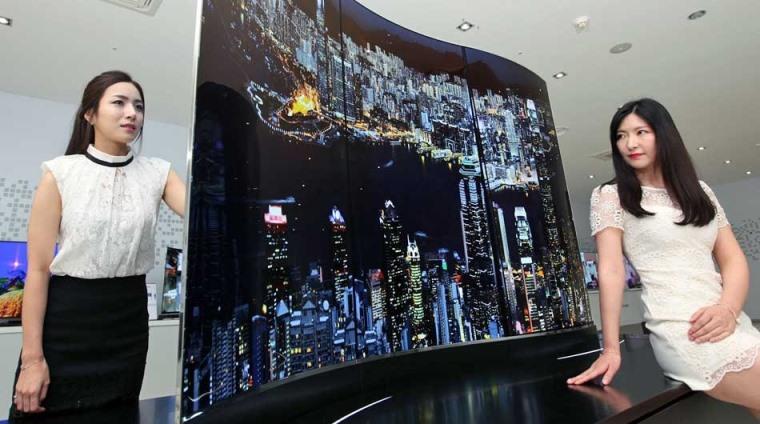 LG ra mắt tivi  màn hình cong xem được 2 mặt – Tương lai mới của màn hình OLED