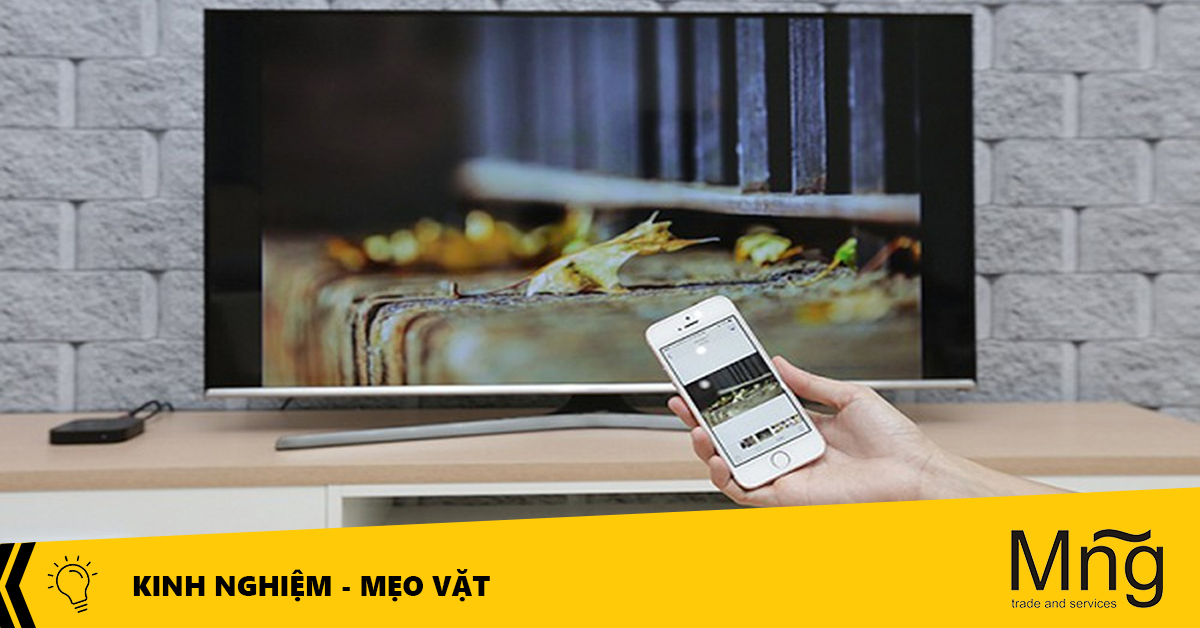 Mẹo chuyển hình từ iPhone qua tivi mà không cần sử dụng dây cáp