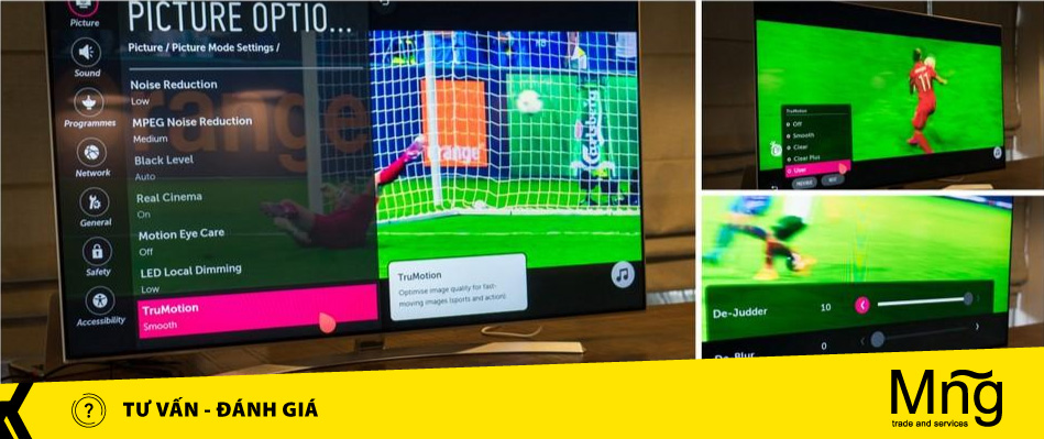 Xem bóng đá trên Tivi LG nào tốt và đã nhất?