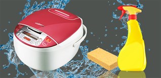 Các bước vệ sinh nồi cơm điện