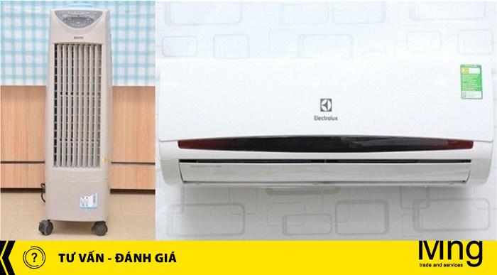 Ưu nhược điểm của Máy lạnh và Quạt hơi hơi để người mua dễ dàng lựa chọn