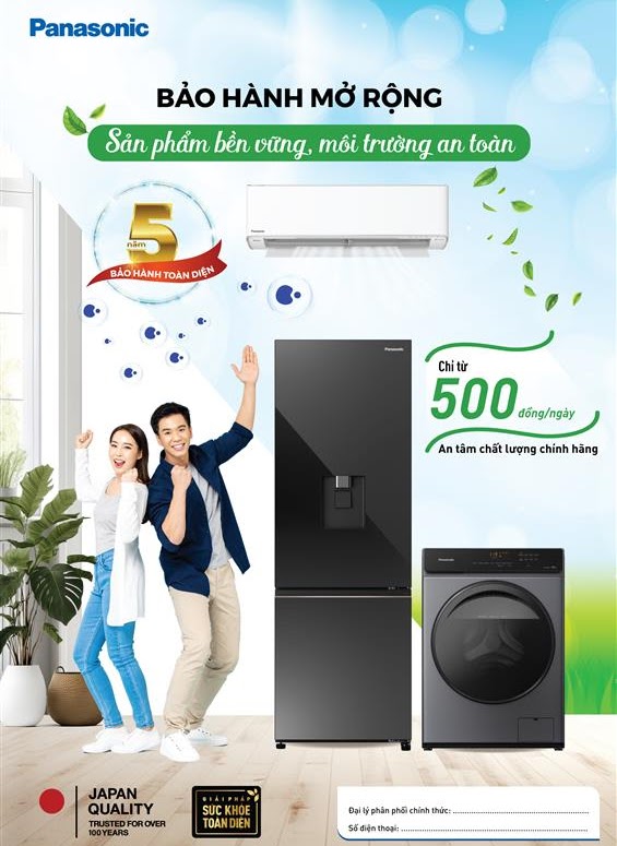 Bảo Hành Mở Rộng Panasonic – GIA TĂNG GIÁ TRỊ, TRỌN VẸN NIỀM TIN