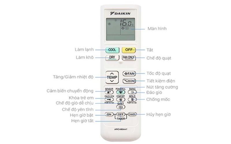 Cách chỉnh remote máy lạnh Daikin đơn giản, mát lạnh, tiết kiệm điện năng