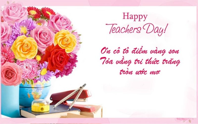 Những lời chúc mừng 20-11 cô giáo mầm non ý nghĩa, hay, chân thành