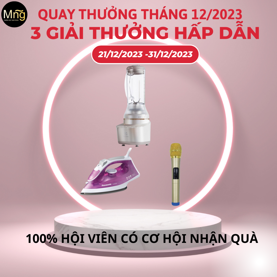 CHƯƠNG TRÌNH QUAY THƯỞNG ĐỢT 3 THÁNG 12 NĂM 2023