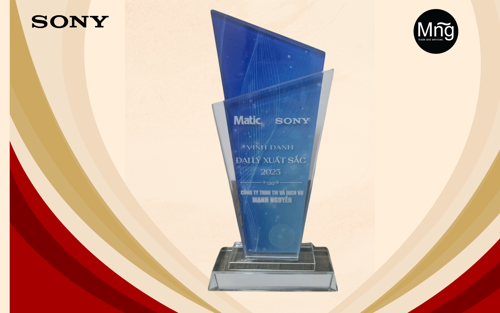 Điện máy Mạnh Nguyễn đạt danh hiệu Đại lý Sony xuất sắc năm 2025