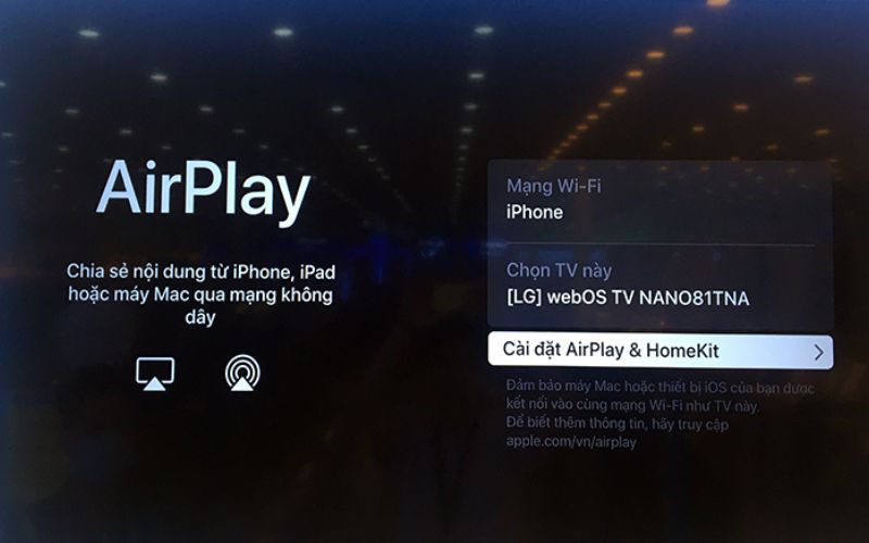 Cách khắc phục tivi LG không có AirPlay, mất tín hiệu và thiếu Jack 3.5