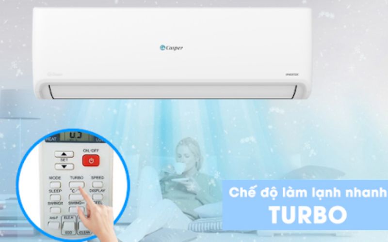 Turbo trong điều hòa là gì? Cách sử dụng nút Turbo trên điều khiển điều hòa hiệu quả