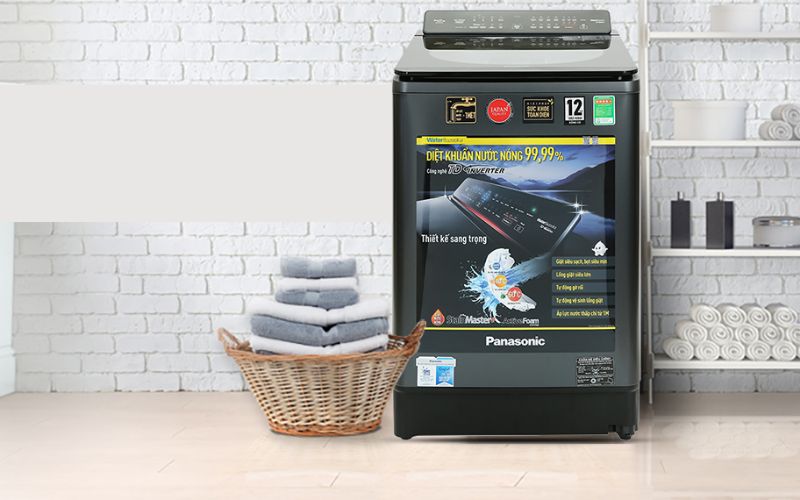 Cách vệ sinh máy giặt cửa trên Panasonic chi tiết, hiệu quả