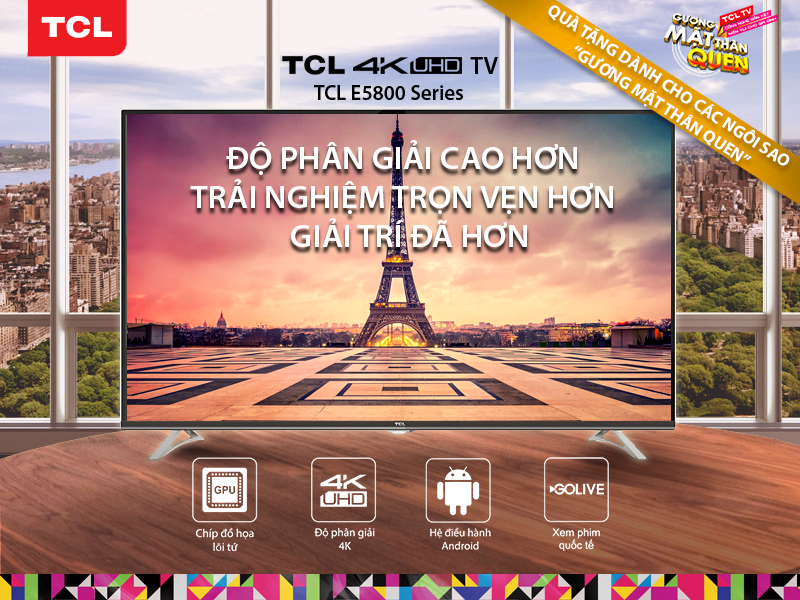 Smart Tivi TCL L40E5800 40 inch 4K