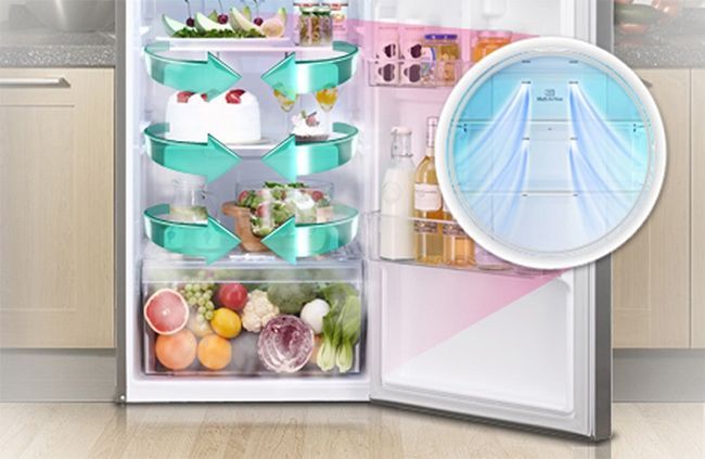 Khám phá công nghệ trên chiếc tủ lạnh LG GR-B247JS 687 lít - công nghệ làm lạnh đa chiều