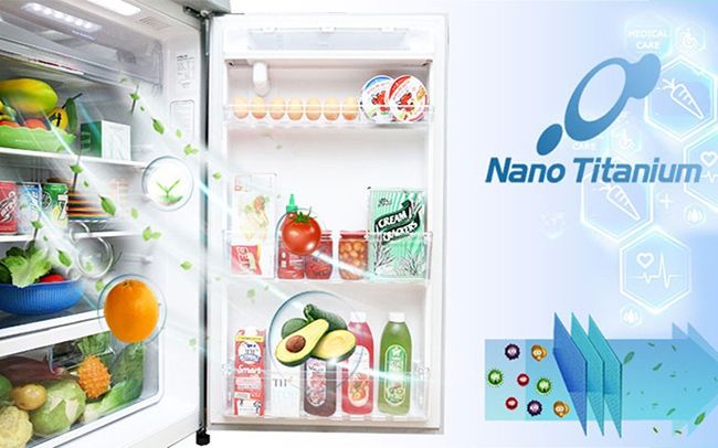 Khám phá những tính năng công nghệ của tủ lạnh Hitachi R-FW690PGV7 GBW - công nghệ diệt khuẩn Nano Titanium