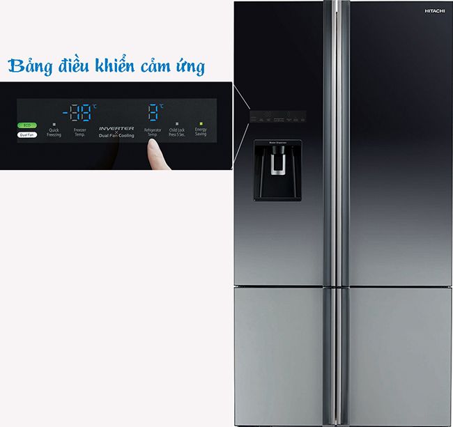 Review đánh giá tủ lạnh Hitachi 587 lít R-WB730PGV6X XGR