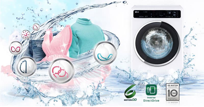 công nghệ máy giặt LG