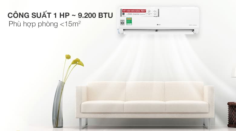 Điều hòa 1 chiều Inverter LG V13END