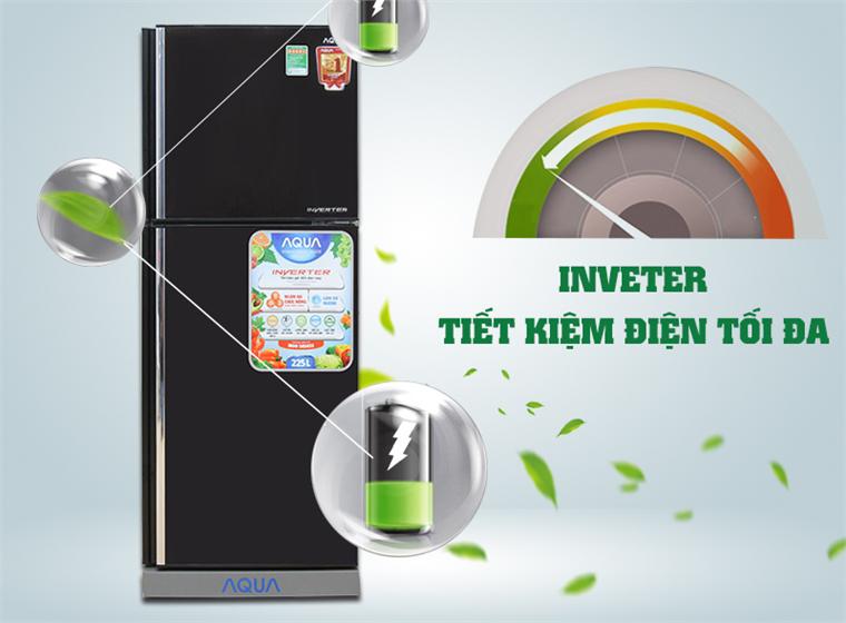  Tủ lạnh AQUA Inverter AQR- I226BN(DC) 225 Lít