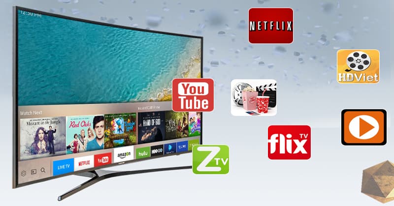 kho ứng dụng tivi samsung 4K đa dạng và phong phú