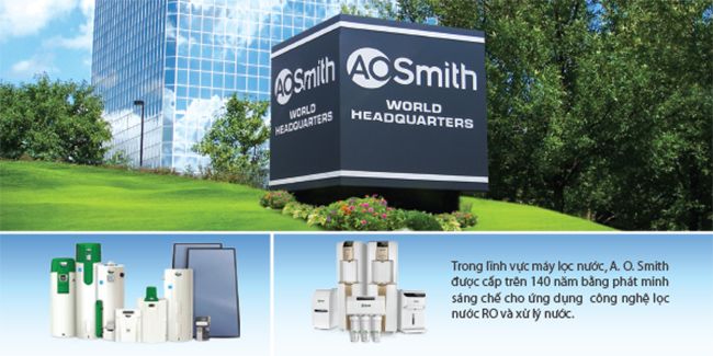Máy lọc nước AO Smith là thương hiệu nước nào? - đến từ Mỹ