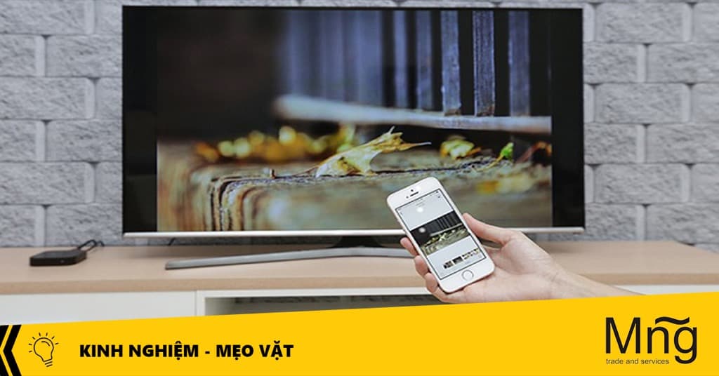 Mẹo chuyển hình từ iPhone qua tivi mà không cần sử dụng dây cáp