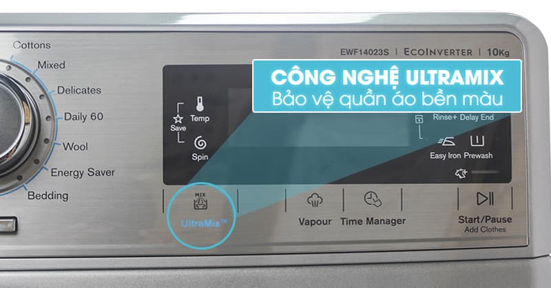 Hệ thống UltraMix máy giặt electrolux