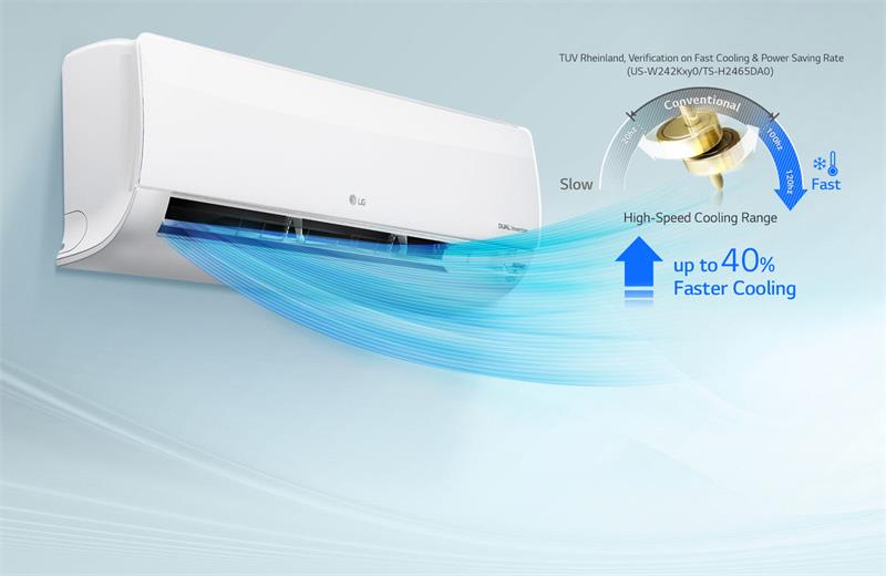 Điều hòa 1 chiều Inverter LG V10ENW 9.200BTU -1