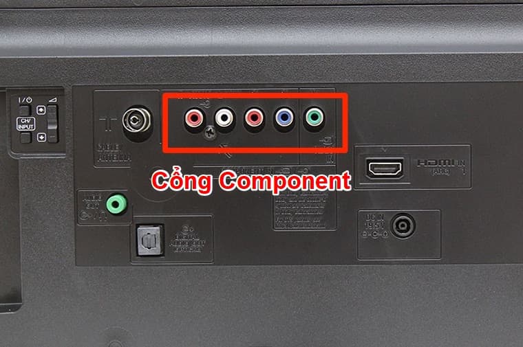 cổng kết nối trên tivi sony tivi lg