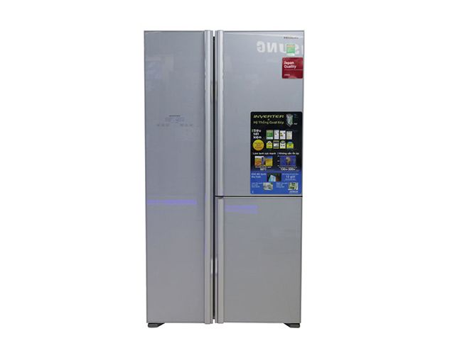 Review đánh giá tủ lạnh SBS Hitachi R-M700PGV2GS - thiết kế