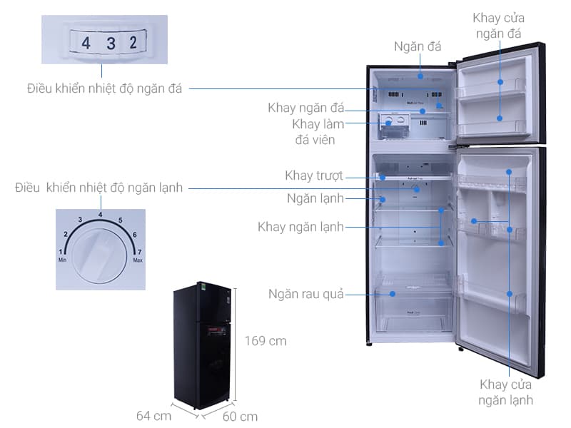 Tủ lạnh LG Inverter 315 lít GN-L315PN -1