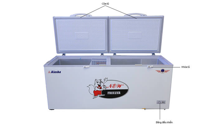 Tủ đông Alaska 890 lít HB-890C