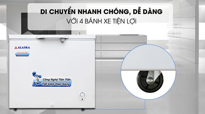 Tủ đông Alaska 550 lít BCD-5567N